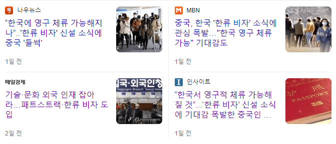 한류비자-또는-한국비자-관련-기사제목-갈무리