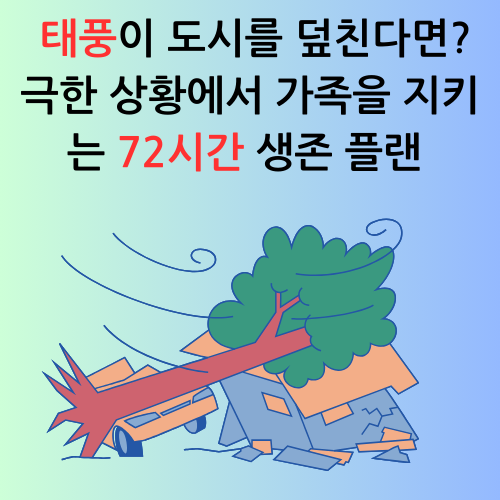 슈퍼 태풍이 도시를 덮친다면? 극한 상황에서 가족을 지키는 72시간 생존 플랜