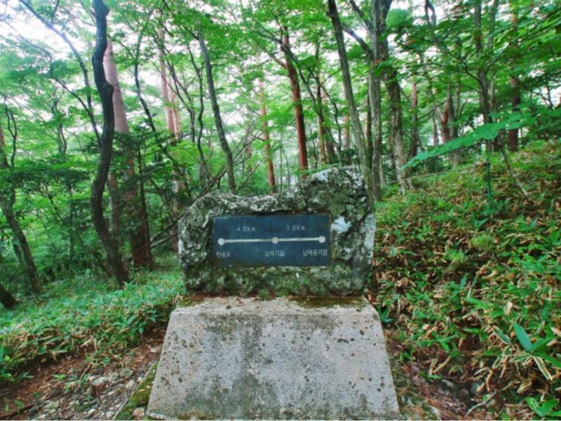 돈내코-살채기-남분분기점-이정표