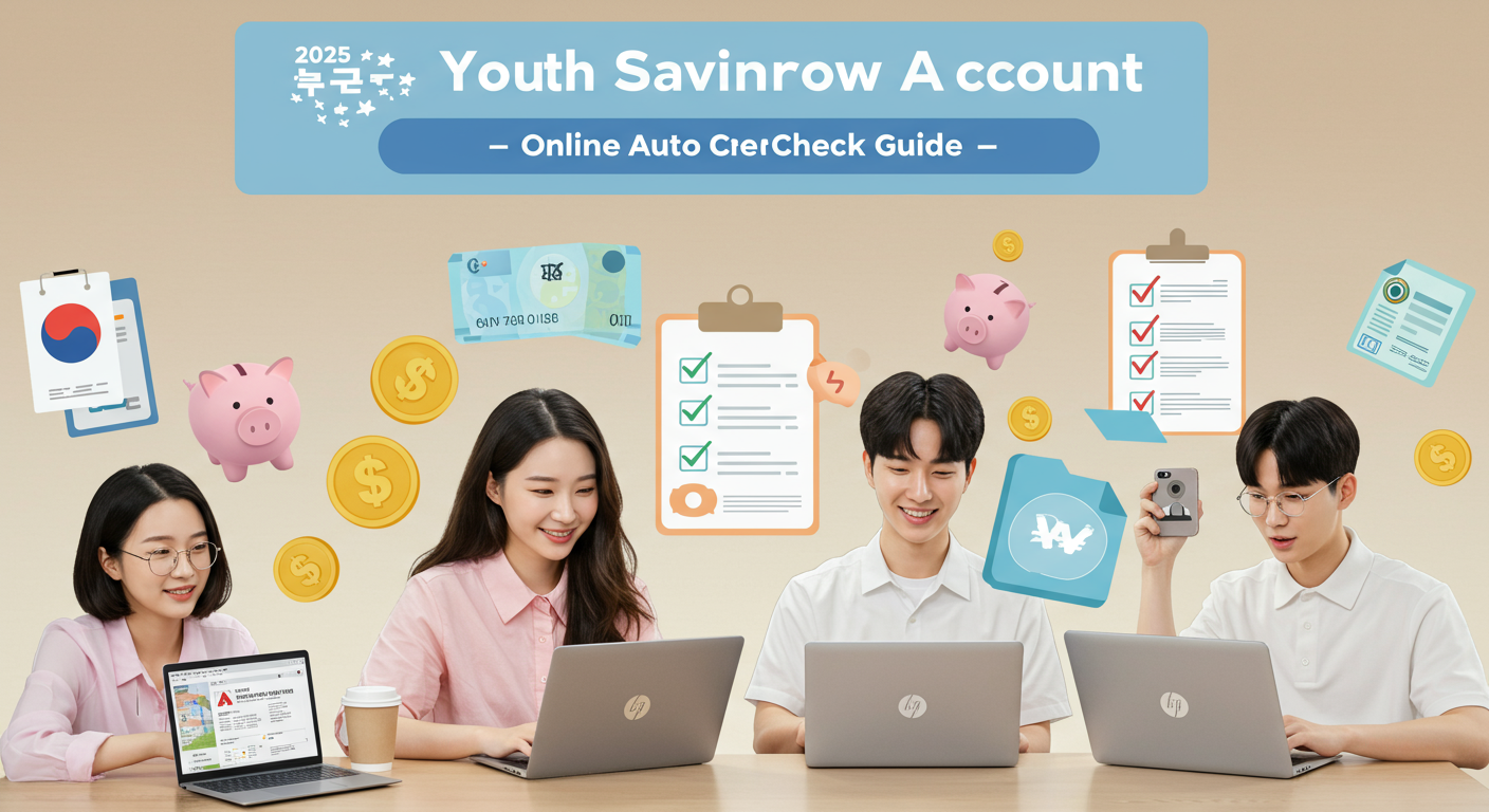청년내일저축계좌 필요 서류 자동 체크 서비스 무료 사용법 지금 확인하기