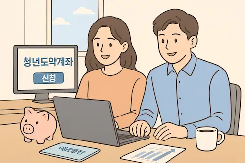 청년도약계좌 가입 안내 이미지