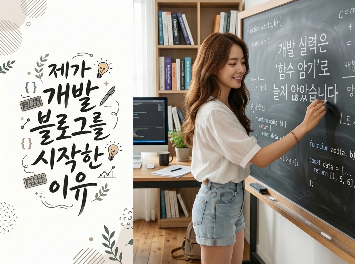 개발 실력 늘리는 법은 함수 암기가 아니었습니다 - 제가 개발 블로그를 시작한 이유