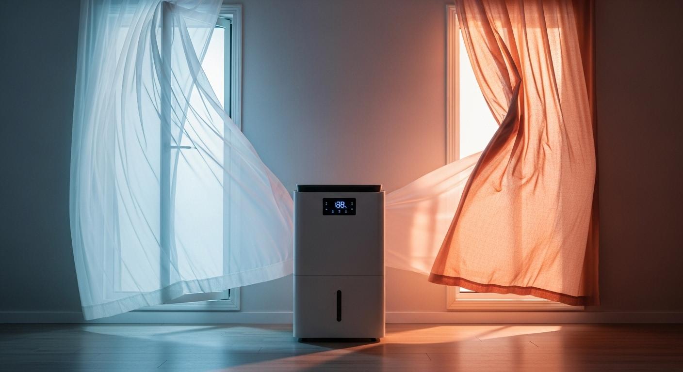 제습기 찬바람 뜨거운 바람