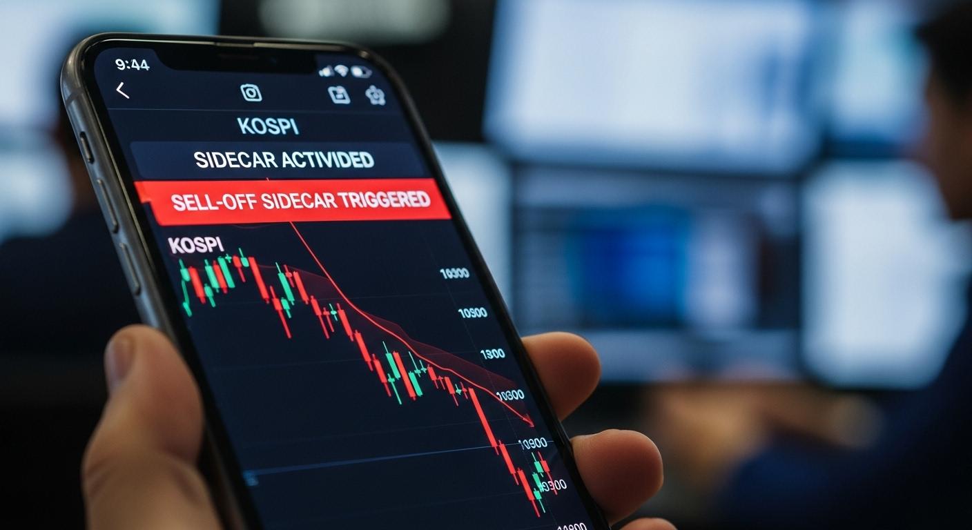 코스피 매도 사이드카 발동