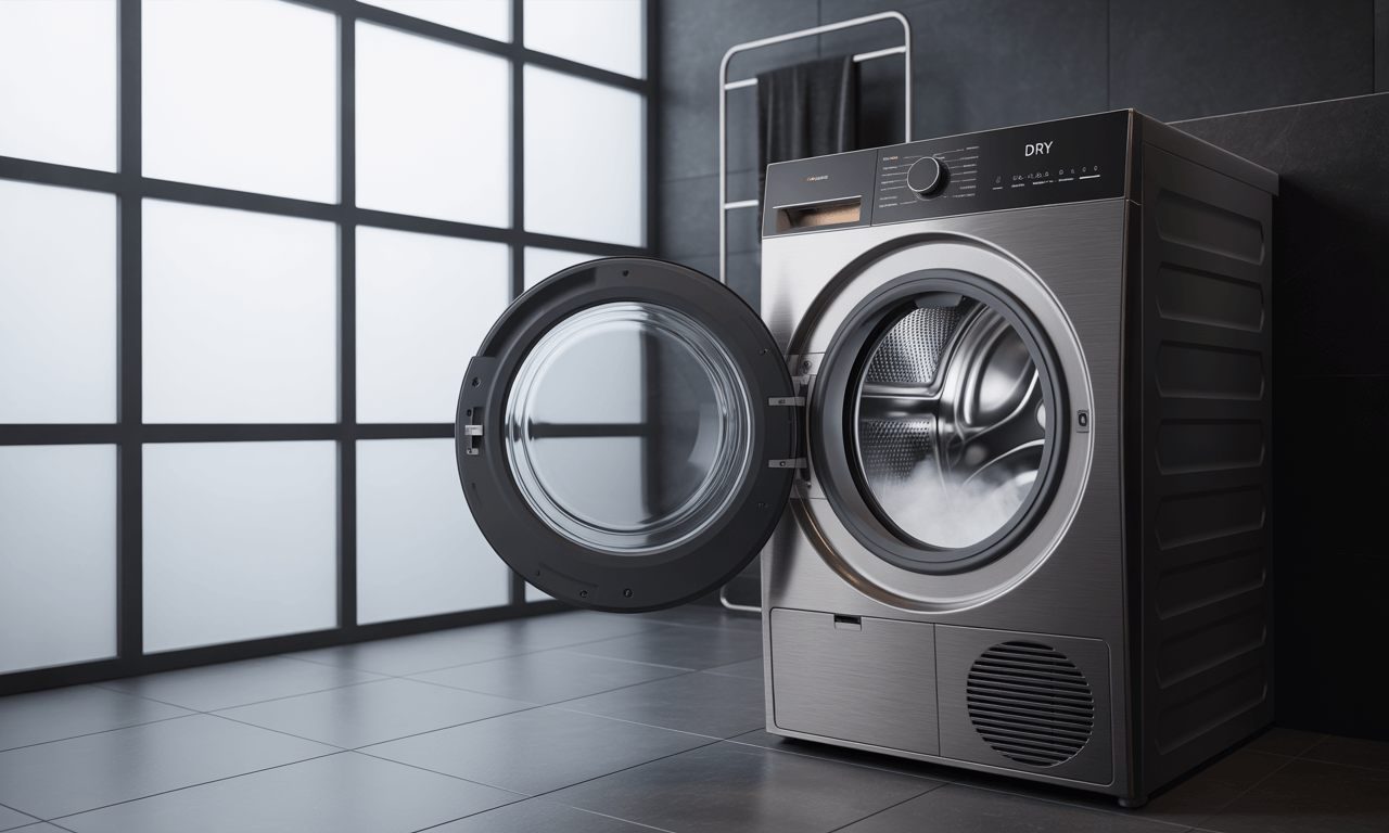 드럼세탁기-냄새-나는-이유와-해결-방법-드럼세탁기-문을-열어놓은-모습