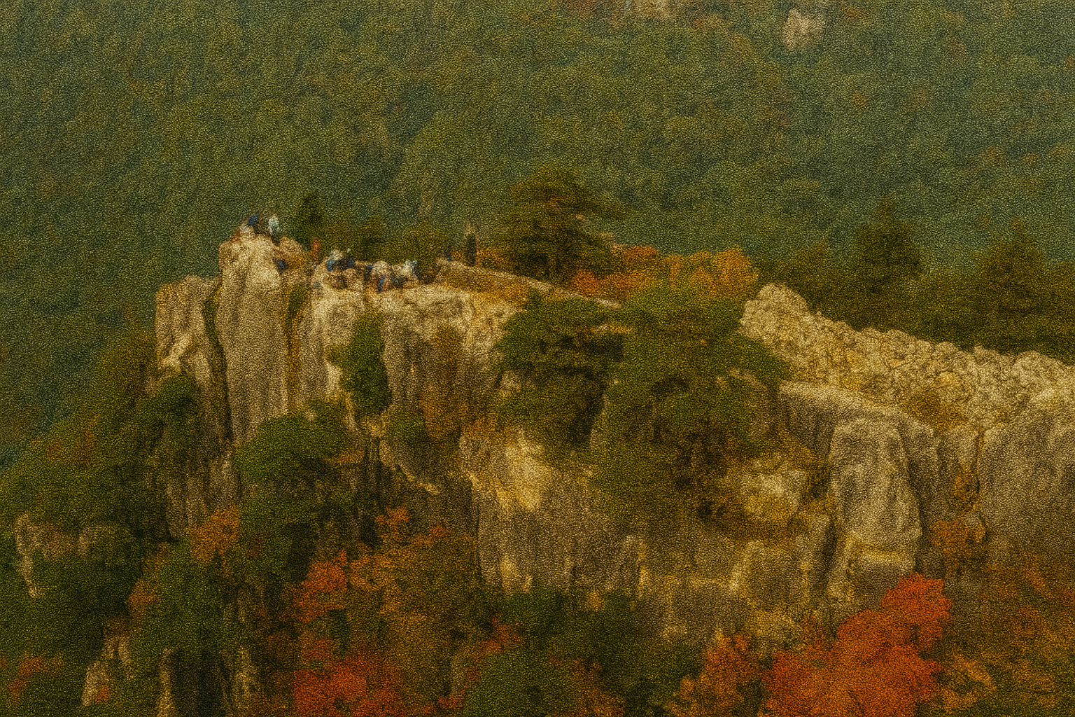 둘레 8,607척에 달하는 석성, 두타산성
