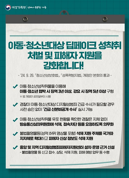 아동 청소년 딥페이크 범죄