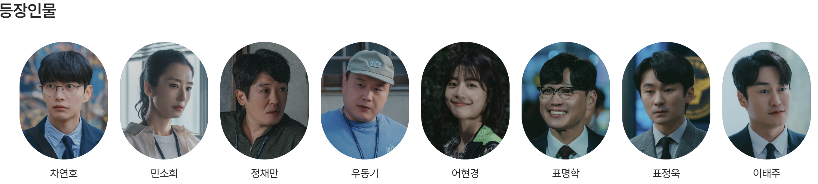 ENA 드라마 크래시 등장인물