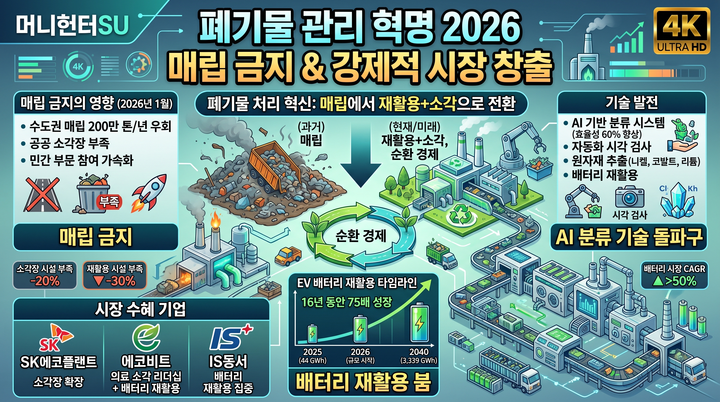 폐기물 관리 혁명 2026 매립 금지_강제적 시장 창출