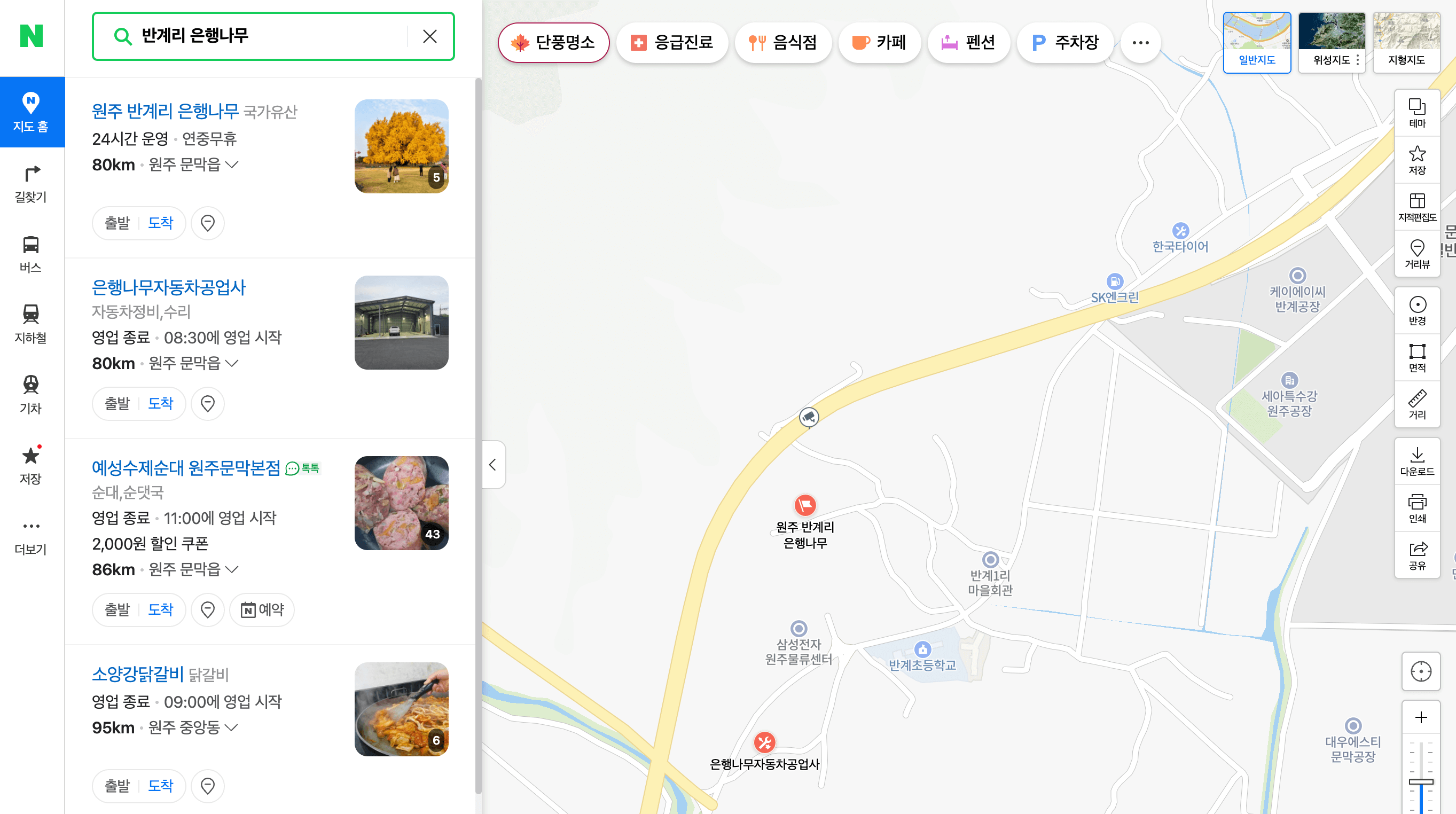 반계리 은행나무 CCTV 영상1