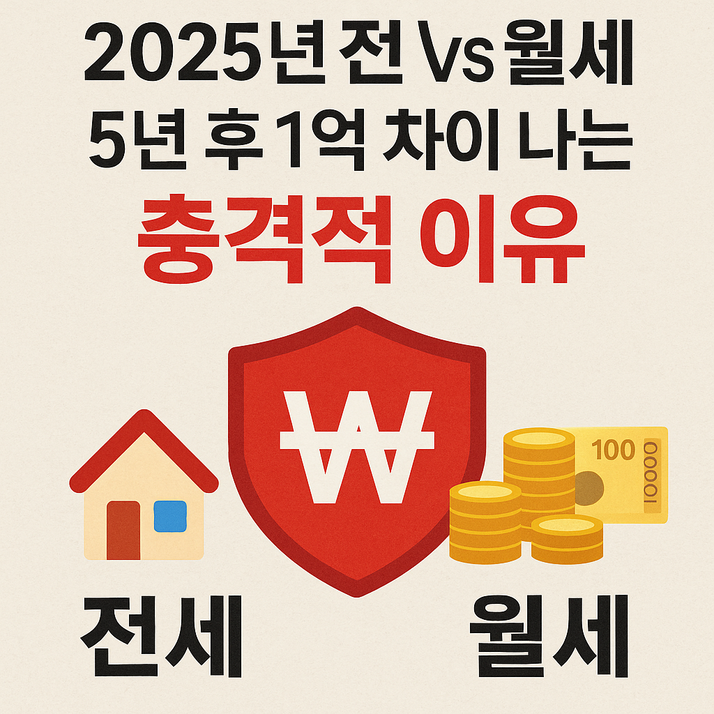 전세 월세 비교 글을 위한 이미지