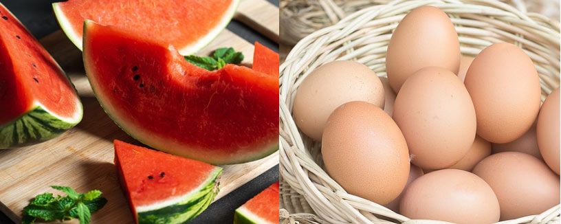 계란 수박 파뿌리 조개 껍질 티백 과일 씨앗 일반쓰레기 분리수거