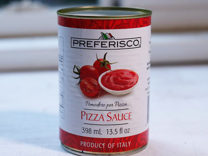토마토 소스 캔