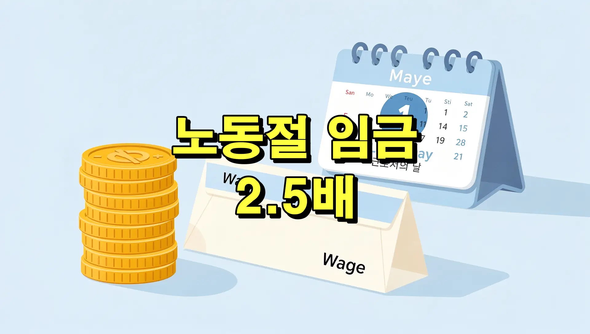 노동절 임금 2.5배
