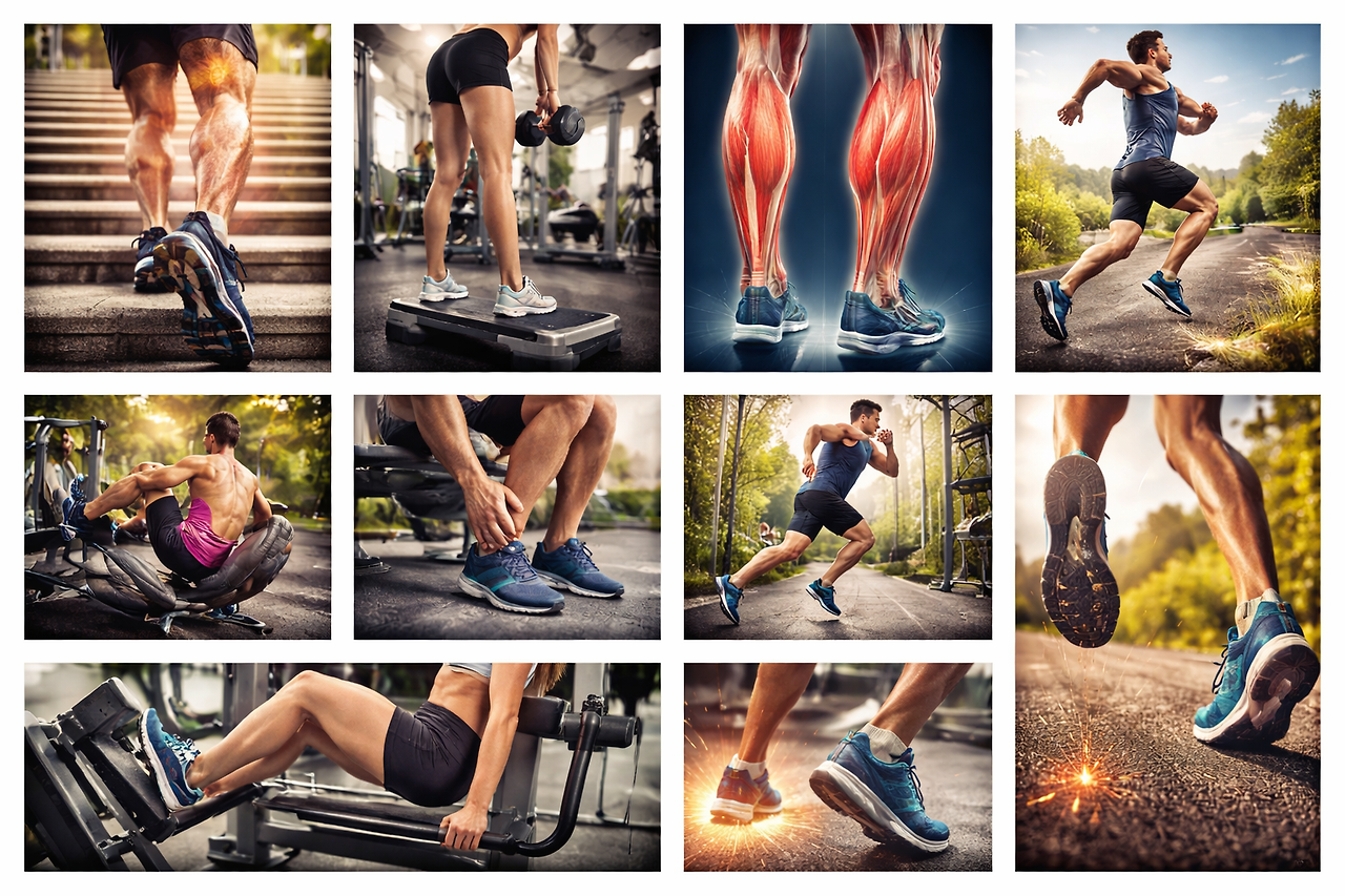 종아리 근력 강화 운동 (러닝 효율, 프로 선수, 종아리 들어올리기)