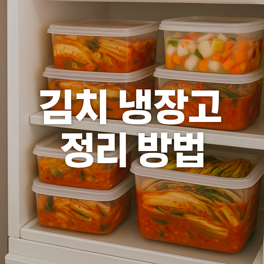 김치 냉장고 정리 방법