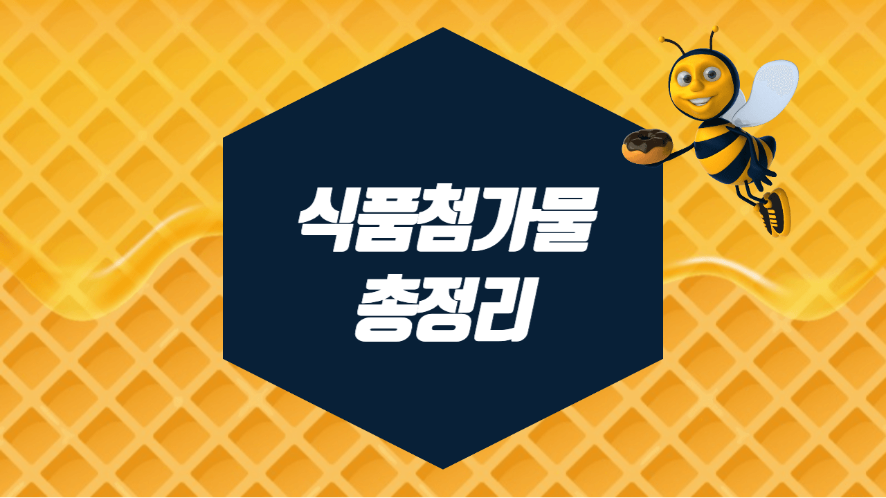 식품첨가물-총정리-알아보자