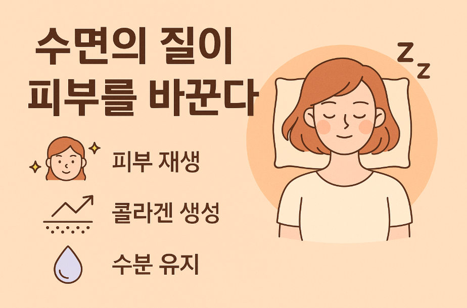수면의 질이 피부를 바꾼다: 뷰티 슬립의 과학