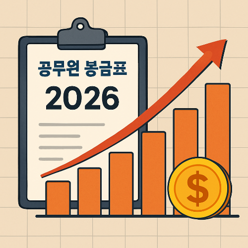 2026 공무원 봉급표 인상률 확인방법