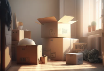 용달이사하는 모습