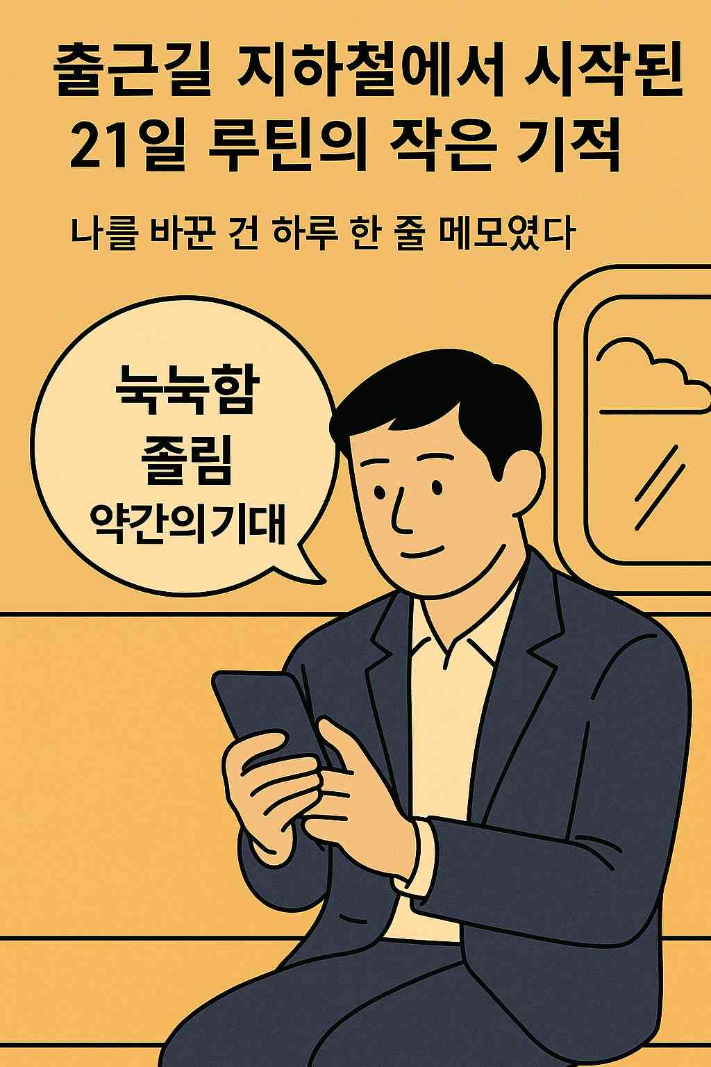 가상 루틴 실험기 – 21일 동안 ‘회사원’ 의 아주 작은 흐름