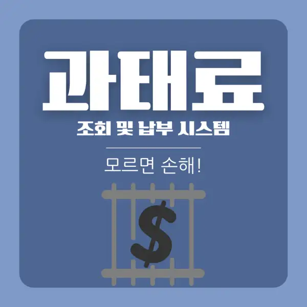 과태료 조회 및 납부 시스템