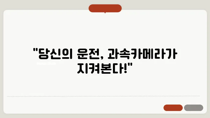 과속카메라 단속 조회 및 벌점·과태료 납부 방법