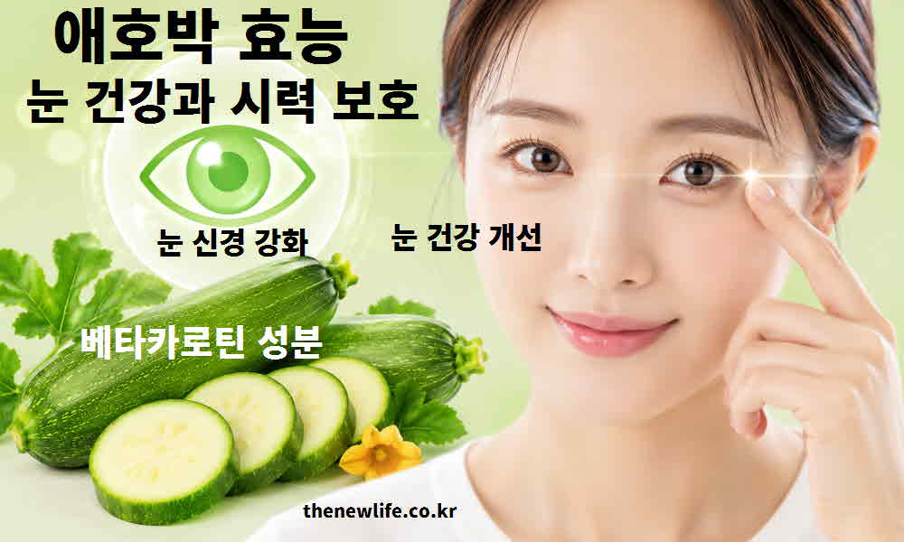 애호박 효능 눈 건강 시력 보호