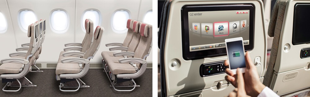 아시아나항-a380-여객기-일반석-이코노미-클래스-좌석-다각도-사진