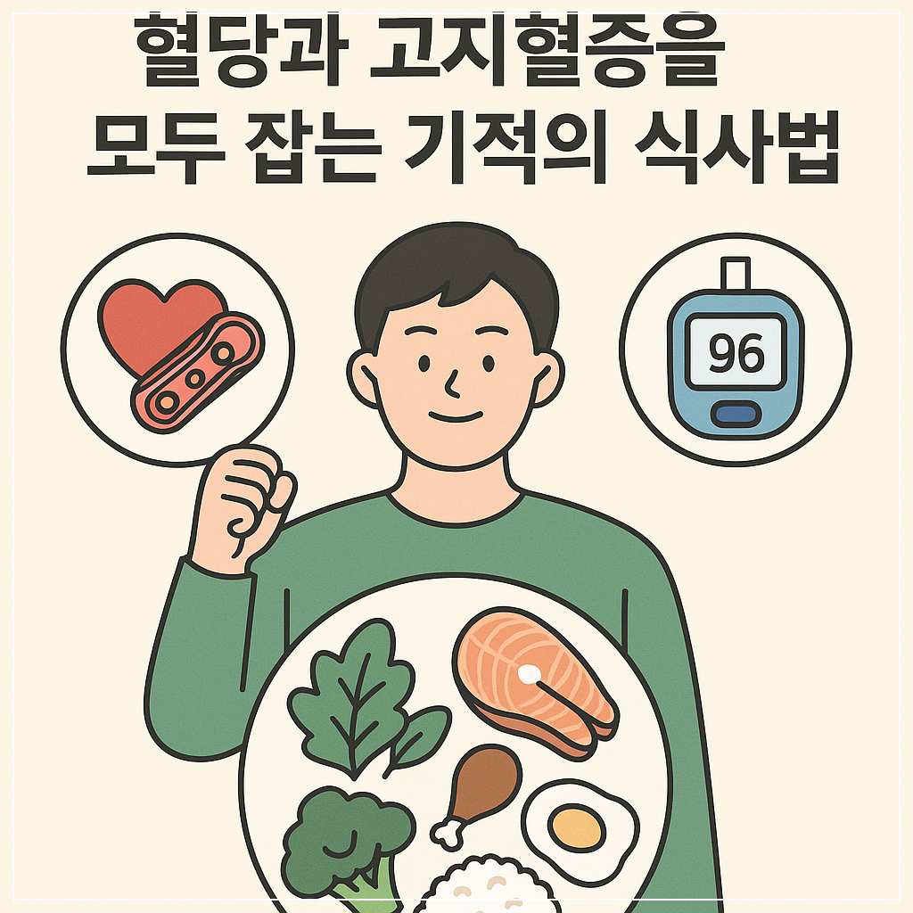 고혈당, 고지혈증, 혈당관리, 식사순서, 채단탄, 당뇨예방, 식습관개선, 혈당스파이크, 인슐린저항성, 중성지방, LDL콜레스테롤, 지방간예방, 건강식단, 체중감량, 건강정보, 영양관리, 저당식, 다이어트식단, 웰니스, 건강루틴