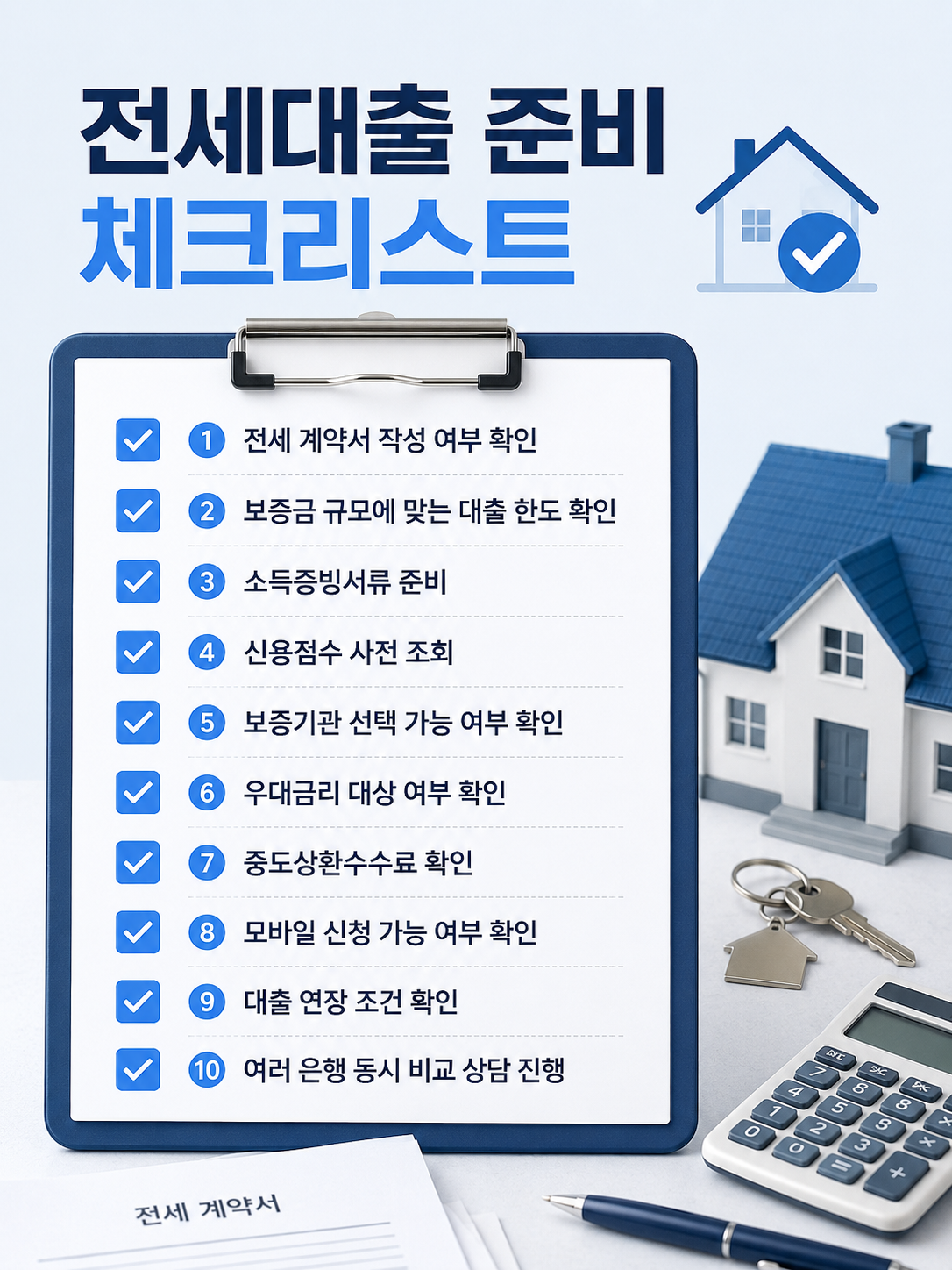전세대출 준비 체크리스트