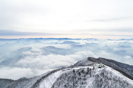 가리왕산 설경