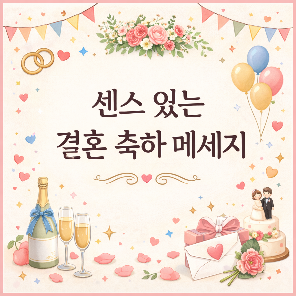 센스 있는 결혼 축하 메세지 포스팅 썸네일 이미지