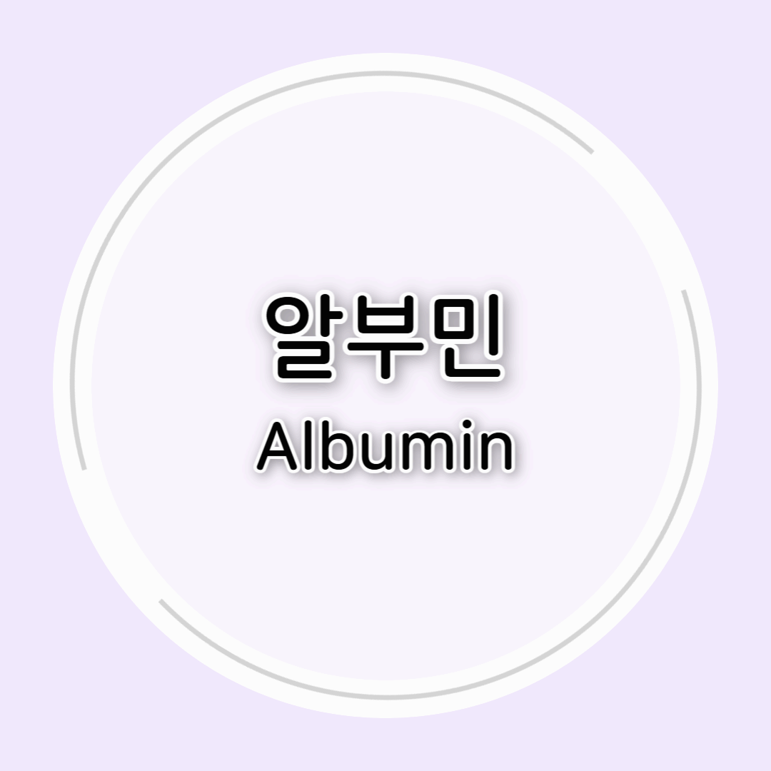 알부민이란 무엇인가?