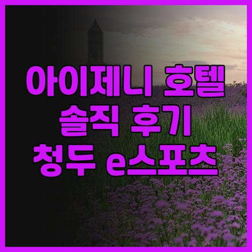 아이제니 e스포츠 호텔 청두 시푸점,..