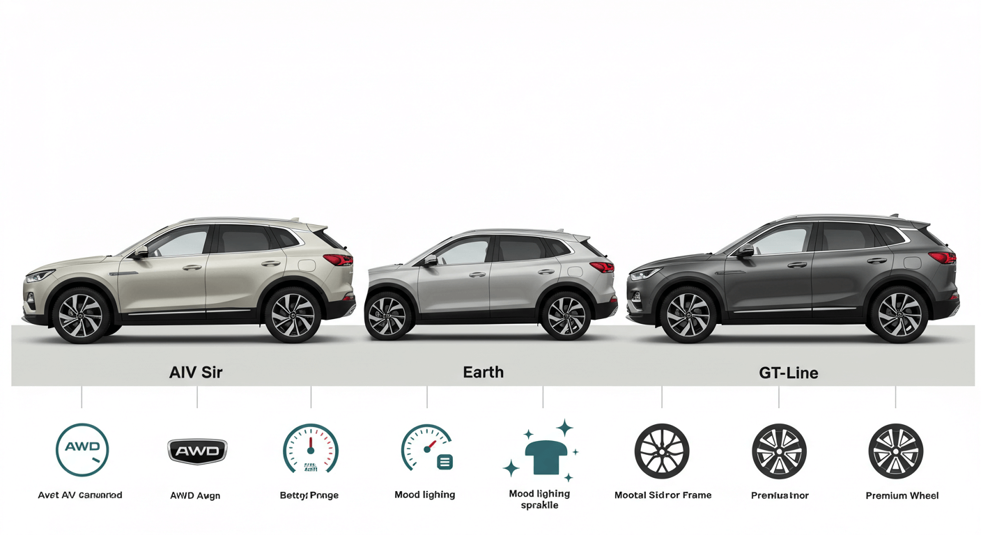 EV9 트림 구성과 가격 범위