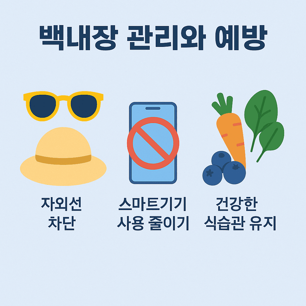 노인 백내장 최신 통계, 예방, 수술 정보