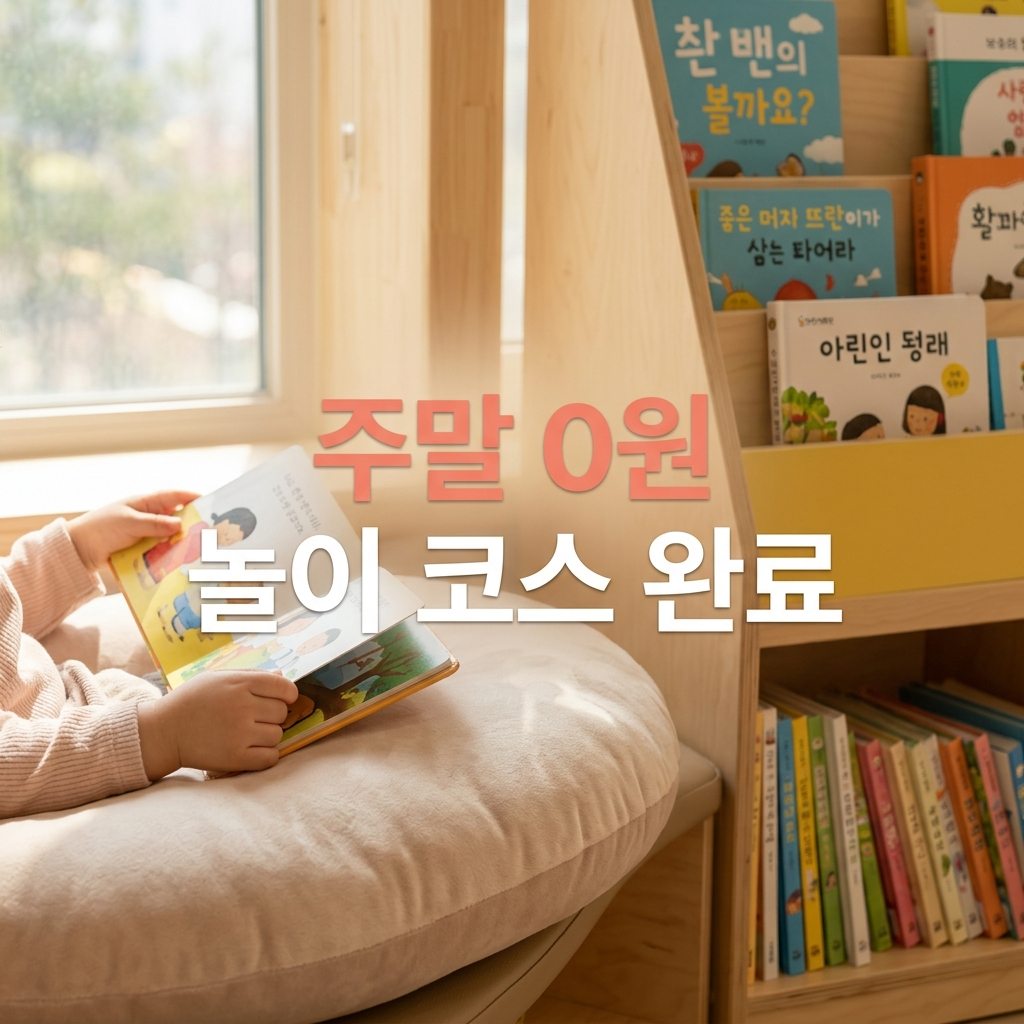 거지맵 활용 무료 놀이방 도서관 주말 나들이 코스 설계