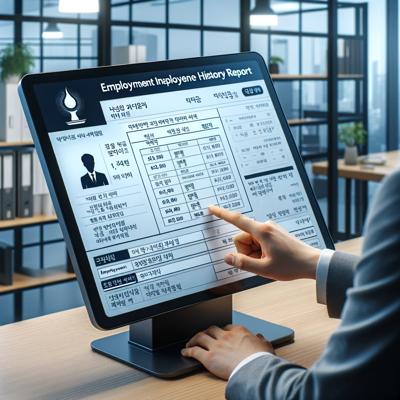 근로복지공단 고용 산재보험 토털 서비스를 통한 고용보험 피보험자격 이력내역 발급 방법