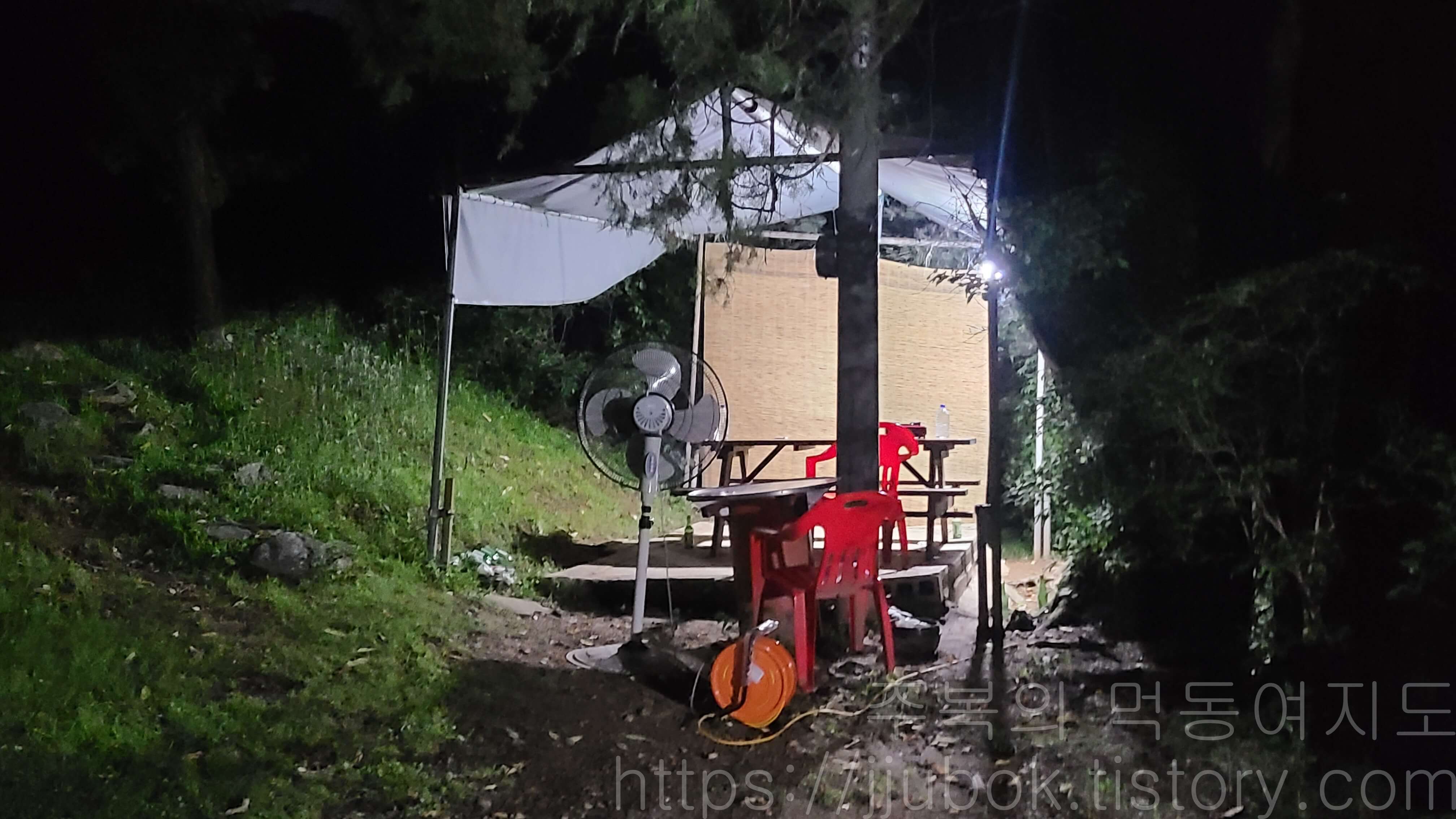 푸른농원-밤-분위기