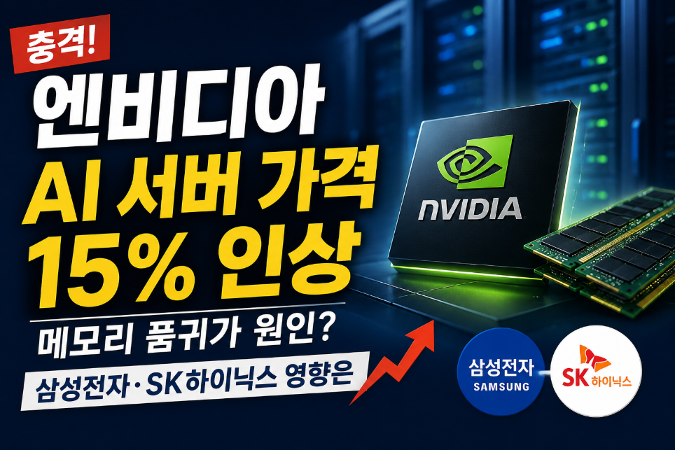엔비디아 AI 서버 가격 15% 인상