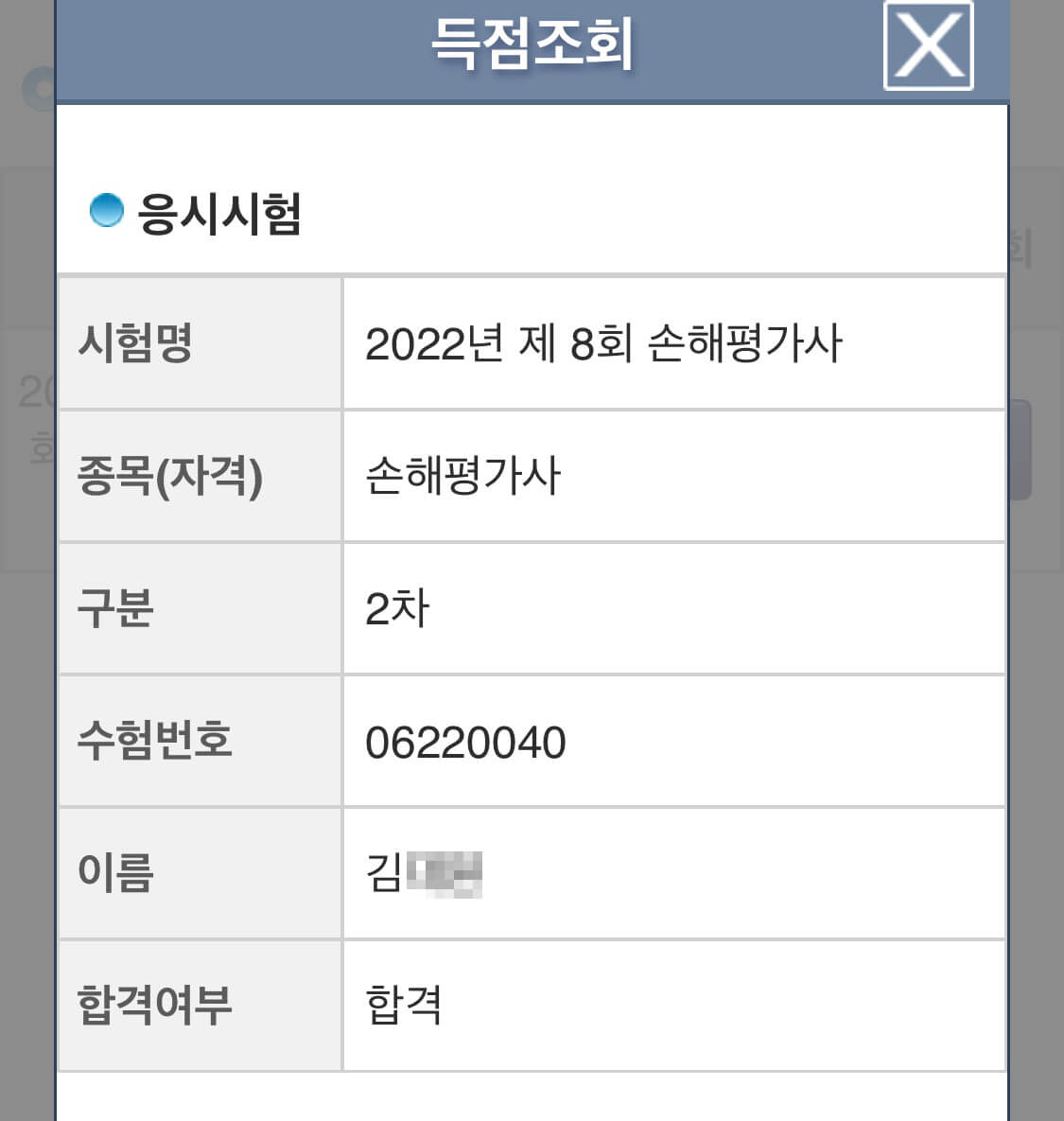손해평가사