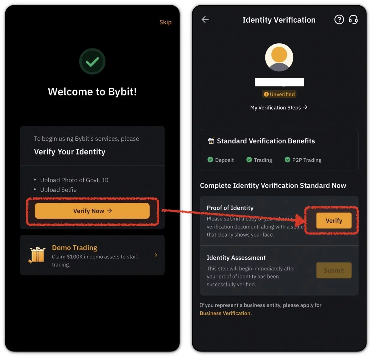 바이비트 신원인증
