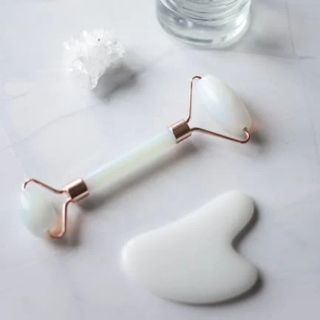 하얀 마사지기 이미지.