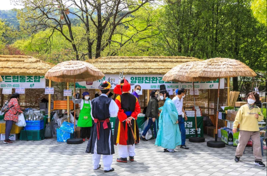 양평 용문산 산나물축제