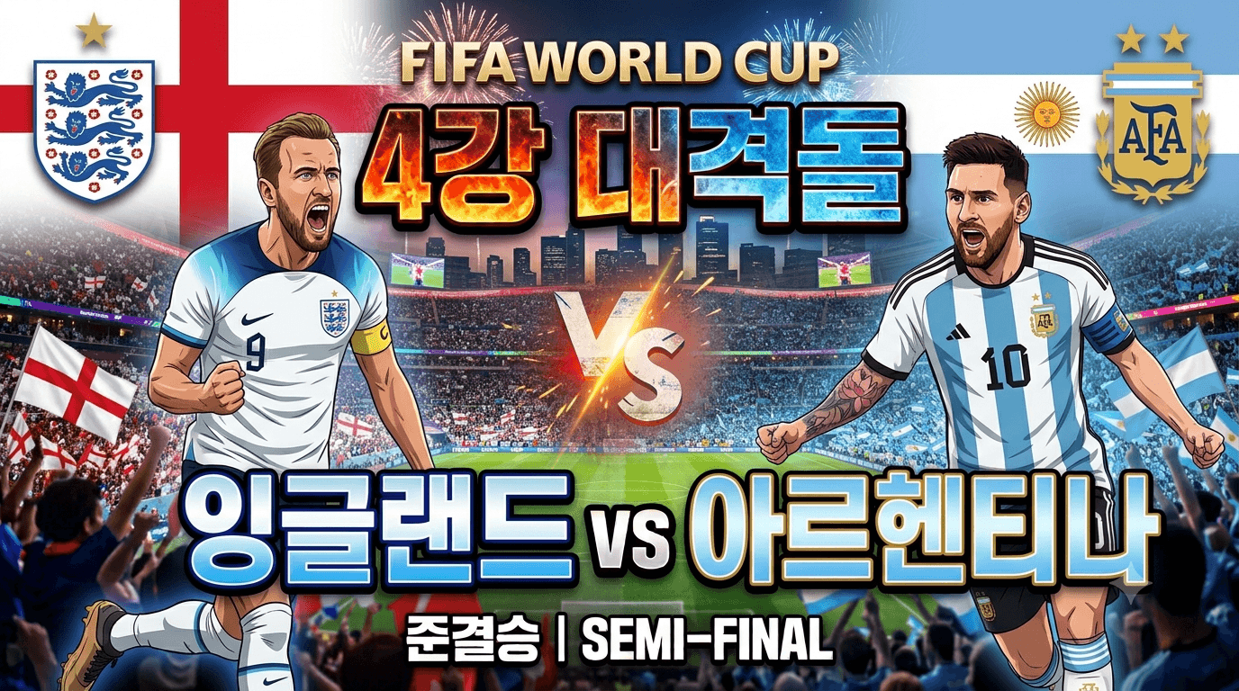 4강 잉글랜드 vs 아르헨티나