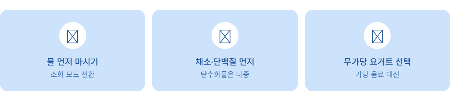 단식 해제 후 안전하게 먹는 습관