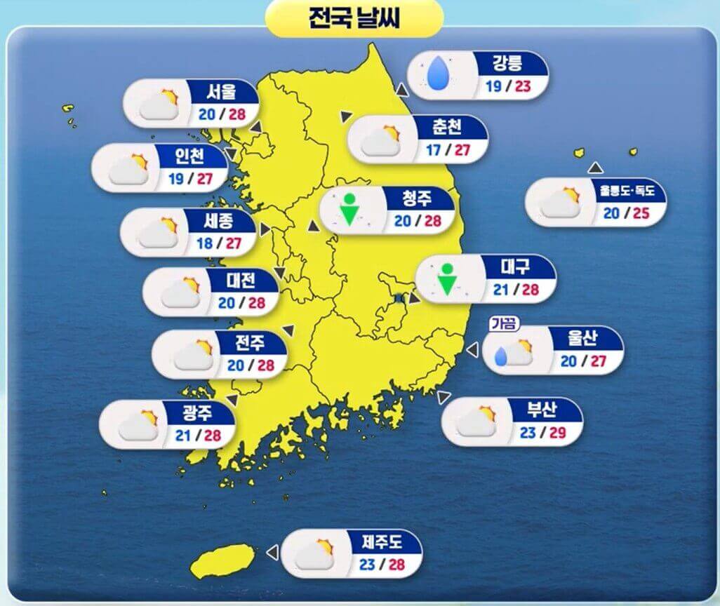 전국 날씨 전망