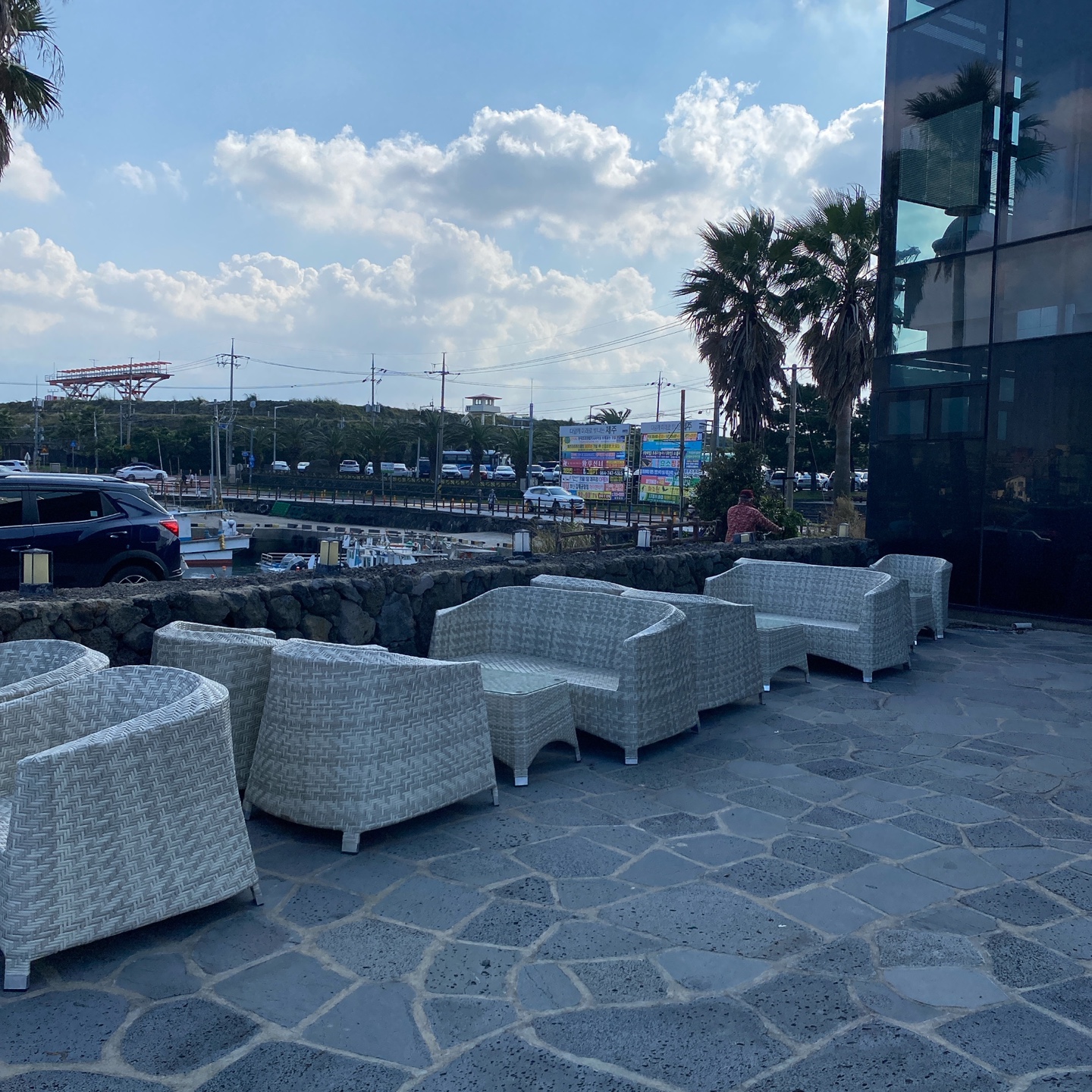 제주공항 용두암 용두암해변 비행기포토존 오션뷰 팡도르 시그니처메뉴 듀포레 대형카페 주차 리뷰 추천