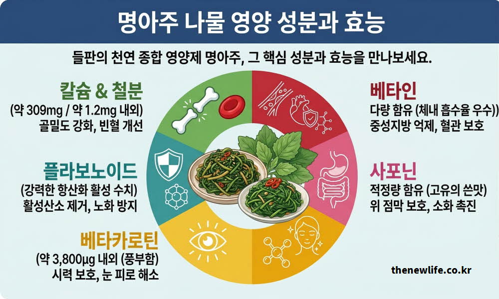 명아주 나물 효능 영양 성분